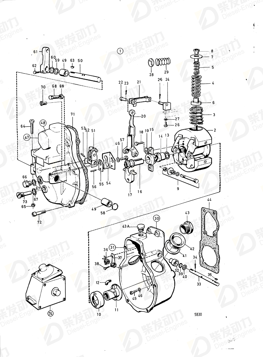 volvo penta Regulator hub 240856 Drawing volvo penta Regulator hub 240856 Drawing